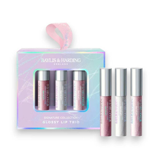 Picture of JOJOBA VANILLA & ALMOND OIL GLOSSY LIP TRIO GIFT SET